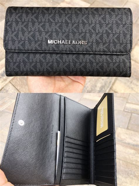 women's michael kors black wallet|Michael Kors Wallet outlet online.